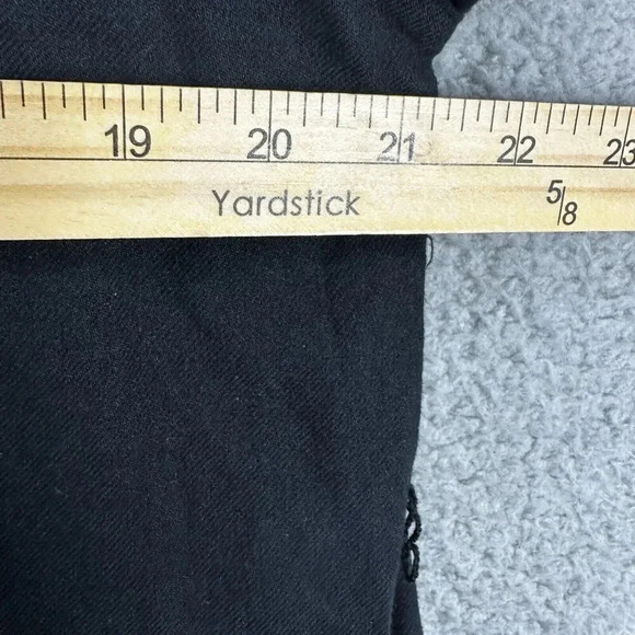 Frank and Oak shift dress womens XXS black oversized hidden button lagenlook art - Picture 3 of 11